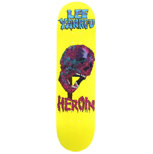 Custom Skateboard Deck For Special Orders-Heroin Lee Yankou Face Melter Skateboard Deck 8.25"