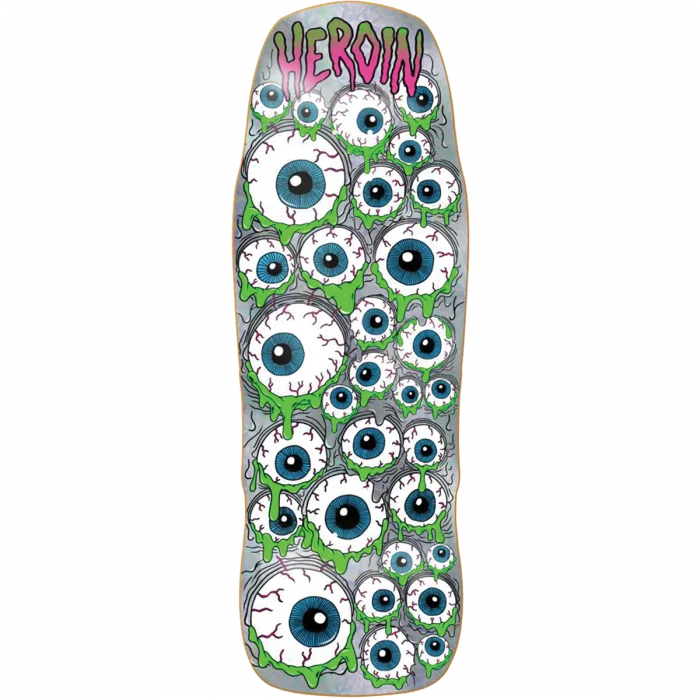 Personalized Skateboard Deck For Rides With Style-Heroin - Mutant Eyeballer Deck - 10.25"