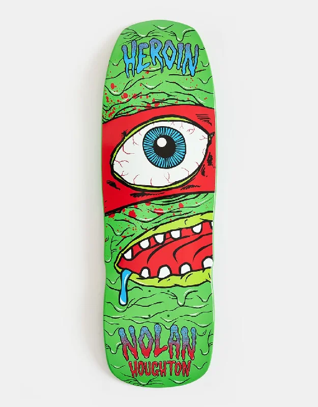 Custom Skateboard Deck For Smooth Rides-Heroin Nolan Shovel Nose Skateboard Deck - 10.1"