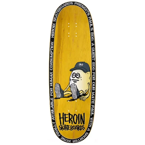 Personalized Skateboard Deck For Quick Turns-Heroin Paul's Egg Double Driller Skateboard Deck 10.4"