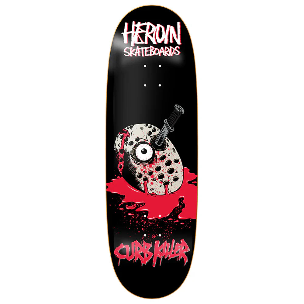 Custom Skateboard Deck For Skateboarding Gear-Heroin Skateboards Curb Killer 6 Skateboard Deck - 10.0"