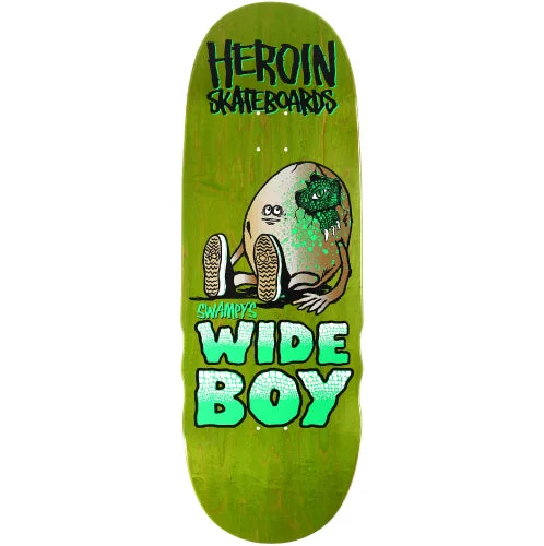 Custom Skateboard Deck For Professional Skaters-Heroin Swampy's Wide Boy Egg Skateboard Deck 10.75"