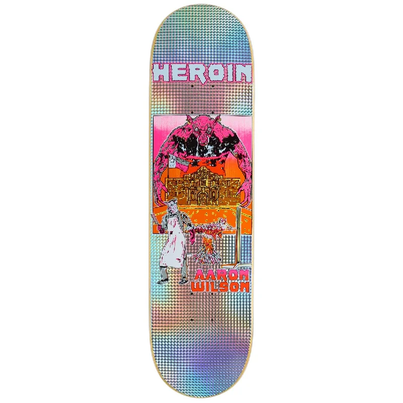 Personalized Skateboard Deck With Abstract Art-Heroin Wilson Hellscape Skateboard Deck - 8.50"