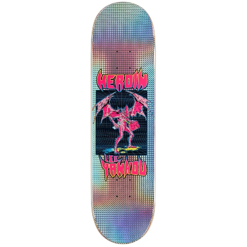 Personalized Skateboard Deck With Urban Artwork-Heroin Yankou Hellscape Skateboard Deck - 8.25"