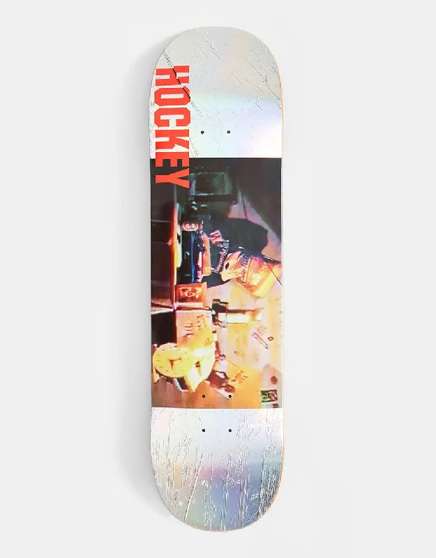 Personalized Skateboard Deck With Cool Graphics-Hockey DJ Baghead Shape #1 Skateboard Deck - 8.38"