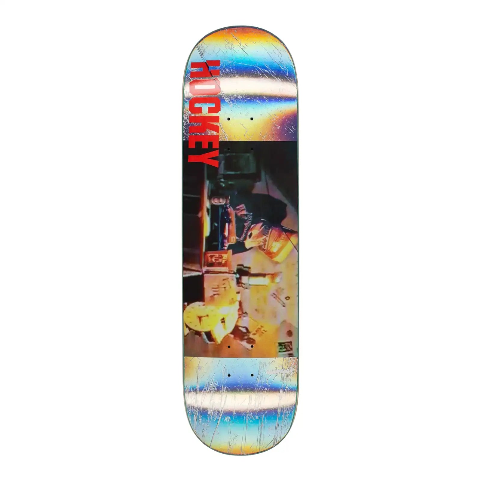 Personalized Skateboard Deck For Long Rides-Hockey DJ Baghead Skateboard Deck