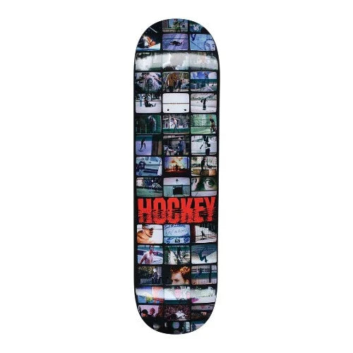 Custom Skateboard Deck With Logo-Hockey "Screens" Skateboard Deck 8.25"