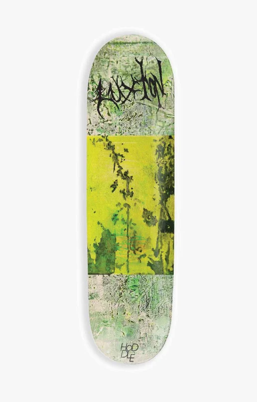 Custom Skateboard Deck For Special Events-Hoddle Digby Luxton Metal Skateboard Deck, Green