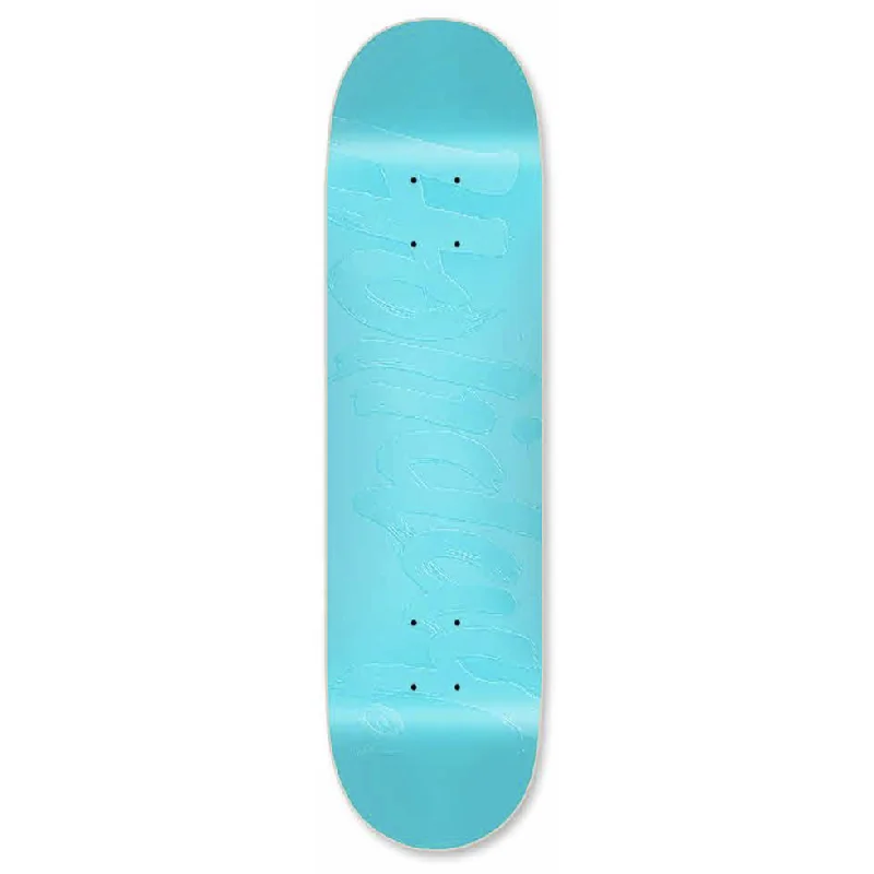 Custom Skateboard Deck For Custom Cuts-Holiday Skateboards - Emboss Tonal - Baby Blue