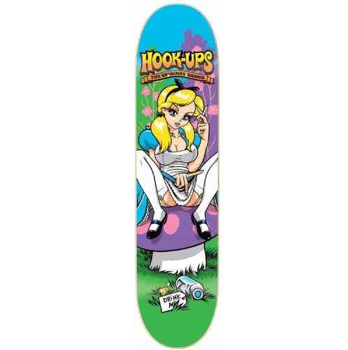 Personalized Skateboard Deck For Vintage Skating-Hook-Ups Alice Skateboard Deck 8.0"