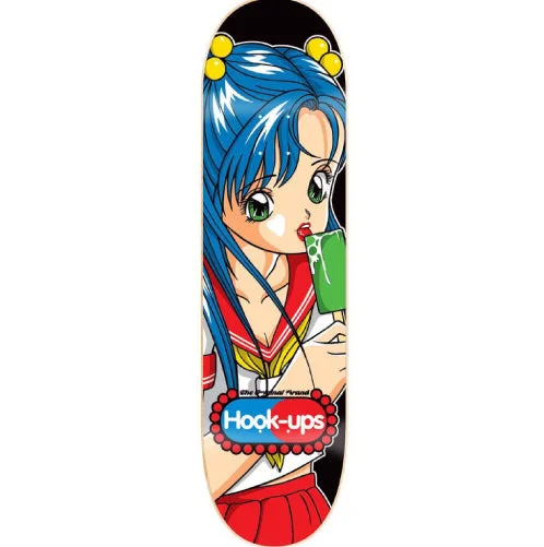 Custom Skateboard Deck For Skate Deck Art-Hook-Ups Ice Cream Girl Skateboard Deck 8.25"