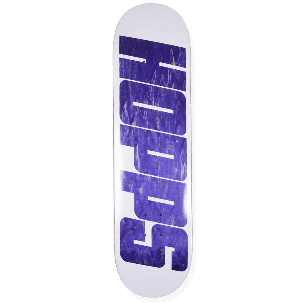 Custom Skateboard Deck For Outdoor Skating-Hopps Big Hopps Knockout Deck White 8.0"