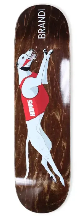 Personalized Skateboard Deck With Abstract Art-Hopps Brandi Greyhound Deck 8.25 in