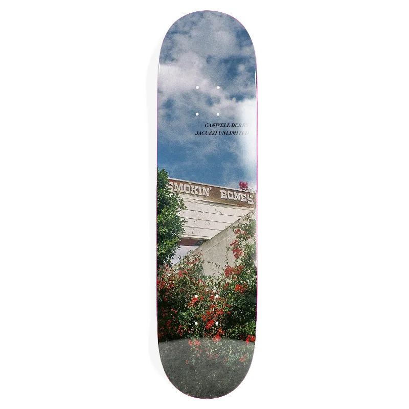 Personalized Skateboard Deck For Top Performance-Jacuzzi Unlimited Caswell Berry Smokin Bones Skateboard Deck - 8.5