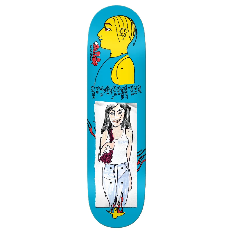 Custom Skateboard Deck For Team Customization-Krooked Anderson Just Caus Deck - 8.38