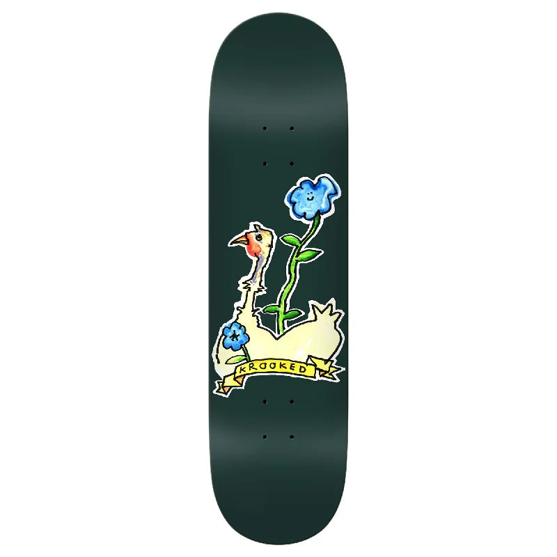 Personalized Skateboard Deck With Abstract Art-Krooked Belle EZ Rider Deck - 8.06