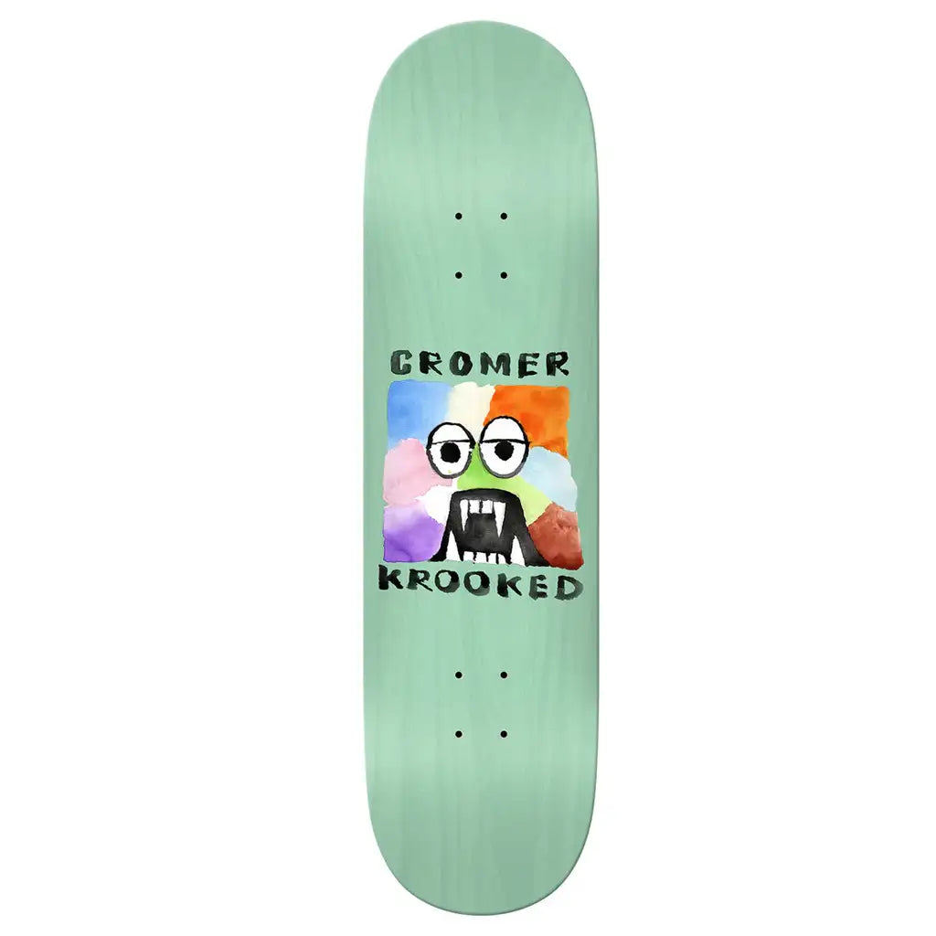 Personalized Skateboard Deck For Urban Adventure-Krooked Brad Cromer Fangs Skateboard Deck