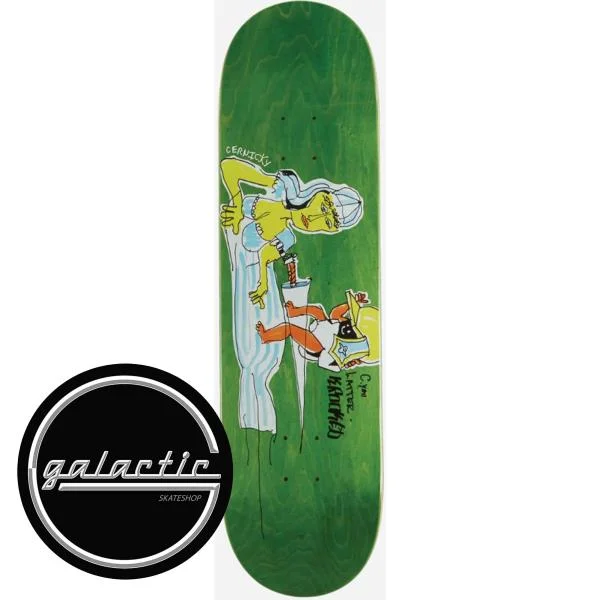 Personalized Skateboard Deck For Detailed Designs-Krooked Cernicky Latter Deck 8.38"