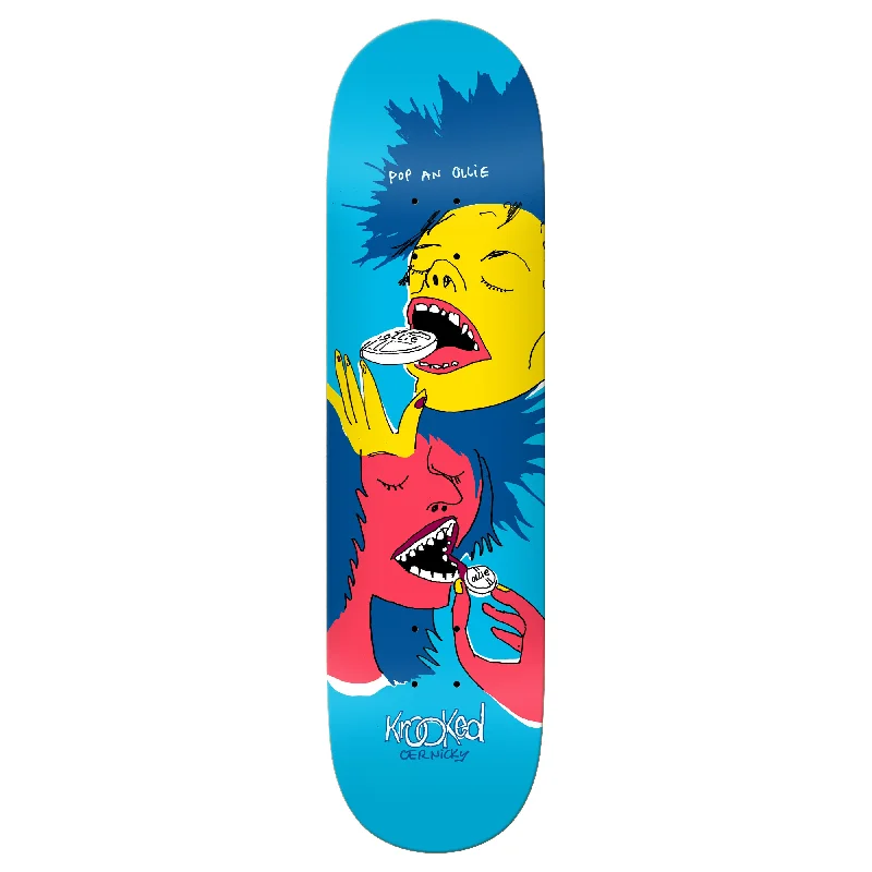 Custom Skateboard Deck For Professionals-Krooked Cernicky Popped Deck 8.38