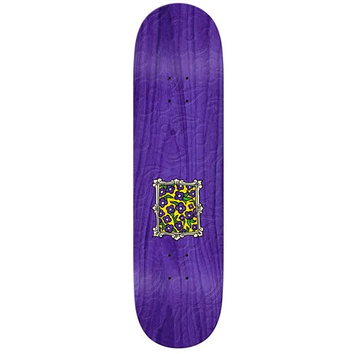 Custom Skateboard Deck For Custom Size Options-Krooked "Flowers Frame Emboss" Skateboard Deck 8.5"