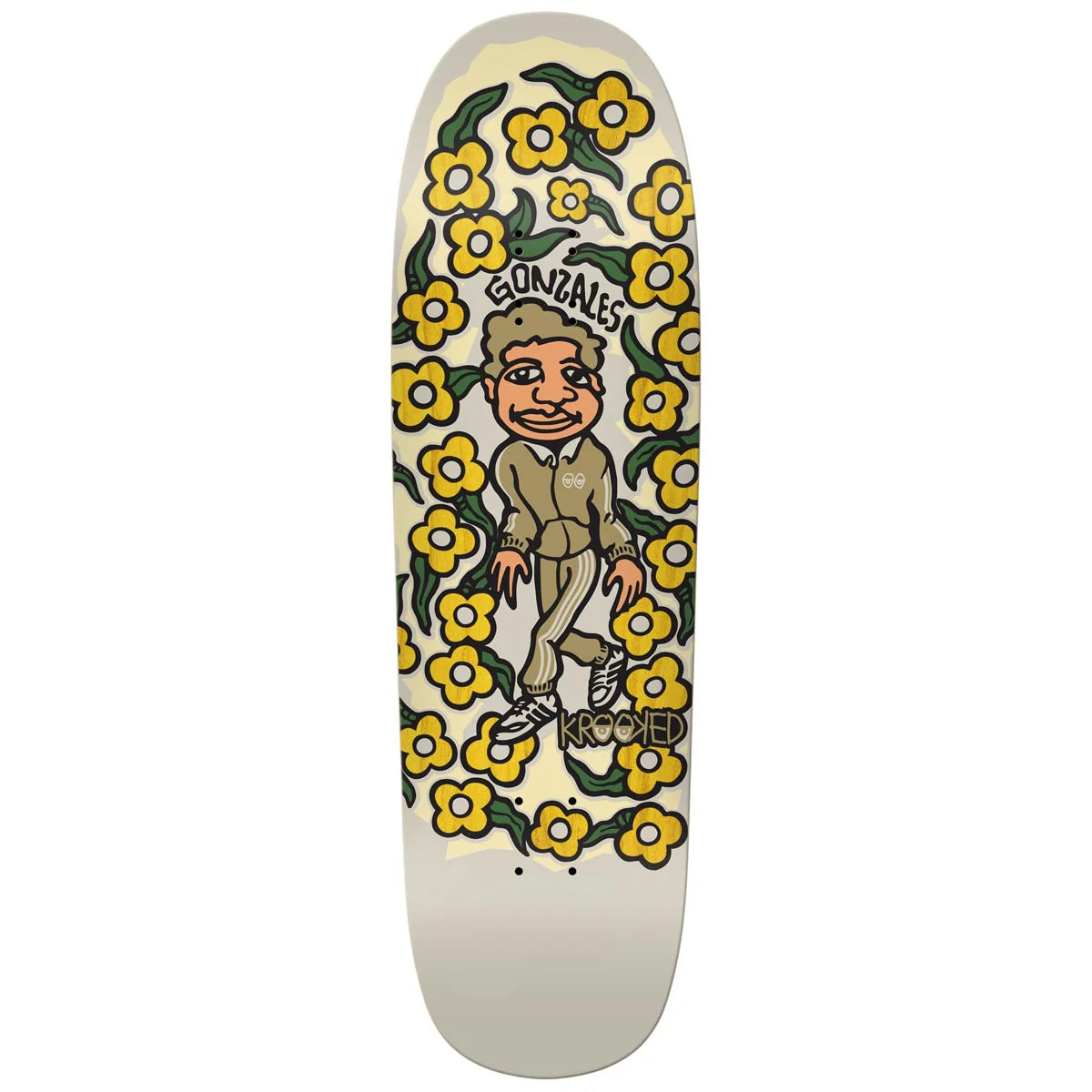 Custom Skateboard Deck For Pushing Boundaries-Krooked - Gonz - Sweatpants - Shaped - 9.25