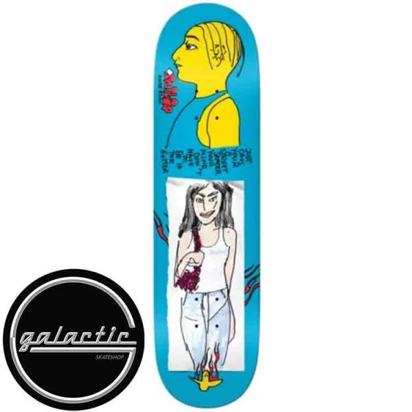 Personalized Skateboard Deck For Creative Designs-Krooked Manderson Just Cause Deck 8.38"