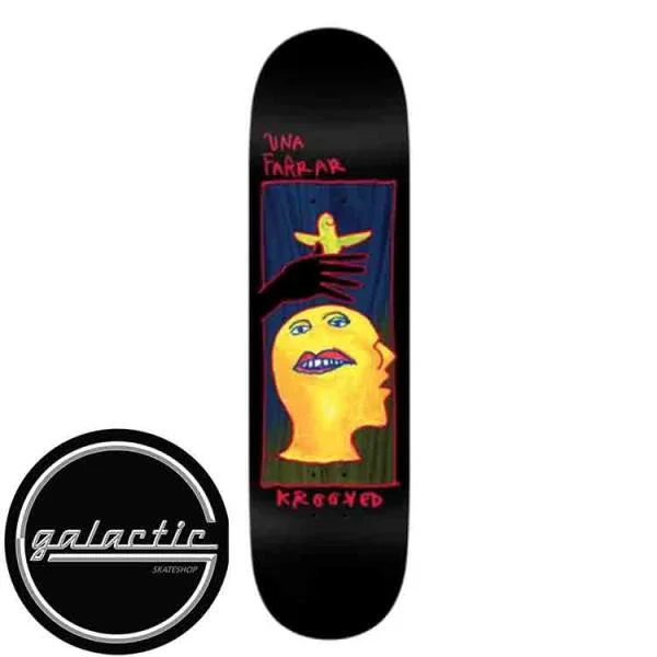 Personalized Skateboard Deck For Collection-Krooked Una Teeth Deck 8.28"