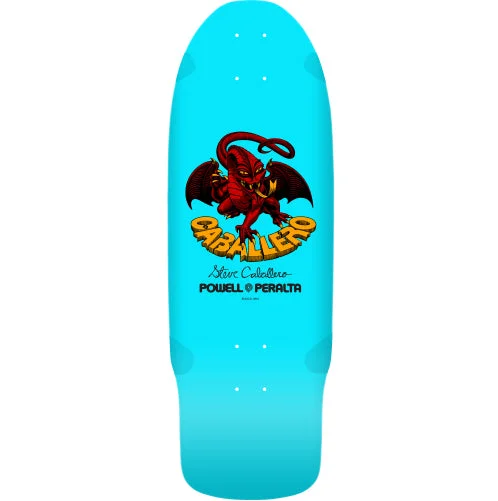 Custom Skateboard Deck For Tricks-*LIMITED* Powell Peralta Bones Brigade Series 15 STEVE CABALLERO Light Blue Deck 10.09"