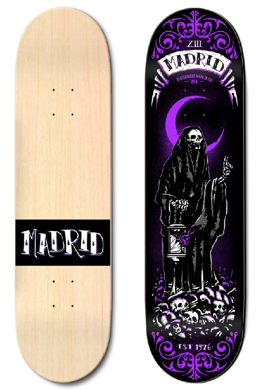 Personalized Skateboard Deck For New Skaters-Madrid - "Augmented Reality Tarot Card Series" - Reaper street deck