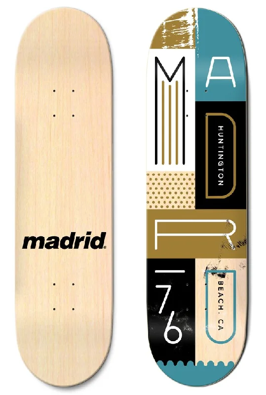 Personalized Skateboard Deck For Skating Gear-Madrid - Blocks street deck