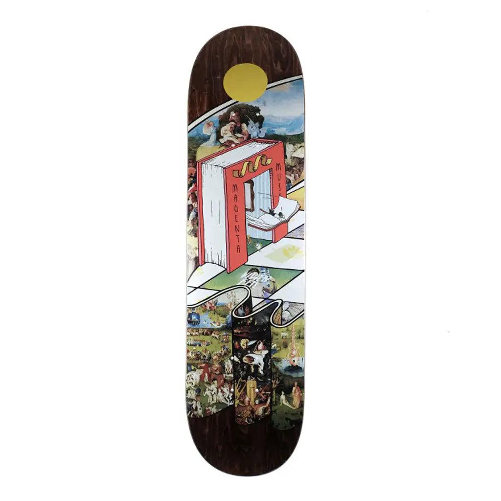 Personalized Skateboard Deck For Skaters-Magenta Vivien Feil Museum Skateboard Deck