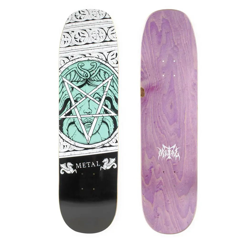 Personalized Skateboard Deck For Trick Riders-Metal Medusa Proto Team Skateboard Deck 8.5