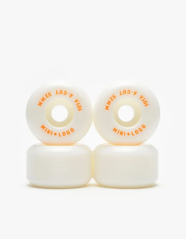 Skateboard Wheels For All Weather Conditions-Mini Logo A-Cut 2 101a Skateboard Wheels - White