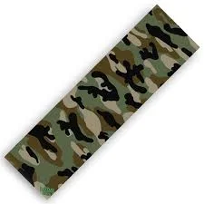 Skateboard Grip Tape With Eye-Catching Designs-Mob Green Camo Griptape