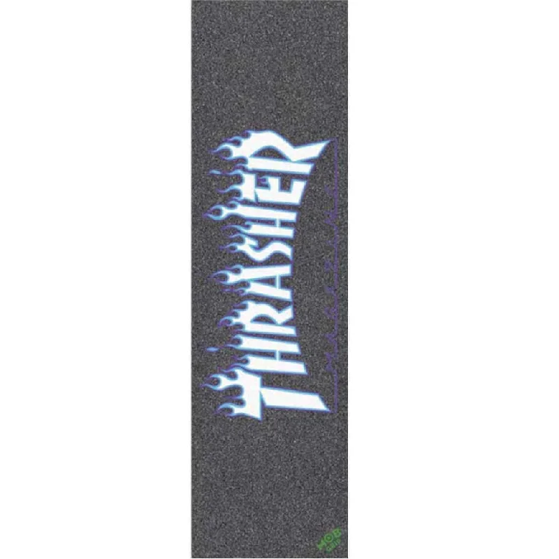 Skateboard Grip Tape For Top Performance-Mob Grip Tape Sheet Thrasher Japan Flame