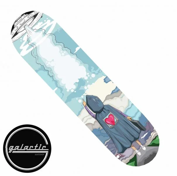 Personalized Skateboard Deck For Classic Look-Mugs and Pockets Scarburger  Deck 8.0"