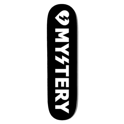 Custom Skateboard Deck For Streetwear Style-Mystery - Inline Black Logo Deck - 8.5