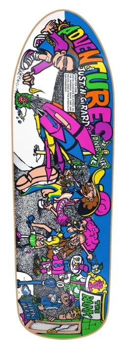 Personalized Skateboard Deck For Unique Custom Artwork-New Deal Adventures Of Justin Girard SP Skateboard Deck 9.5 in