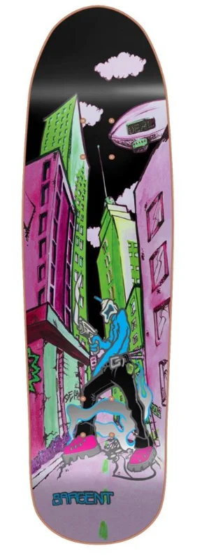 Custom Skateboard Deck For Minimalist Designs-New Deal Sargent Invader Slick Deck 9.3 in