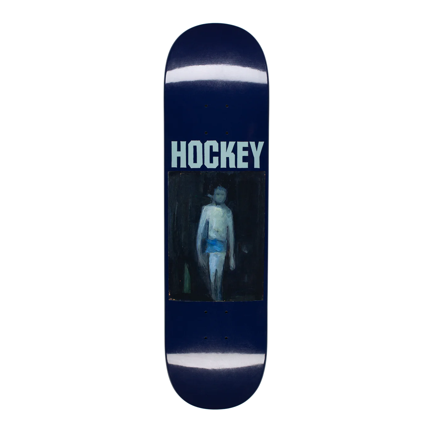 Personalized Skateboard Deck With Special Paintings-Nik Stain 50% of Anxiety  | 8.25"