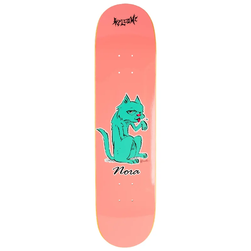 Custom Skateboard Deck For Heavy Riders-Nora Vasconcellos Feral on Popsicle - Pink -  7.75"