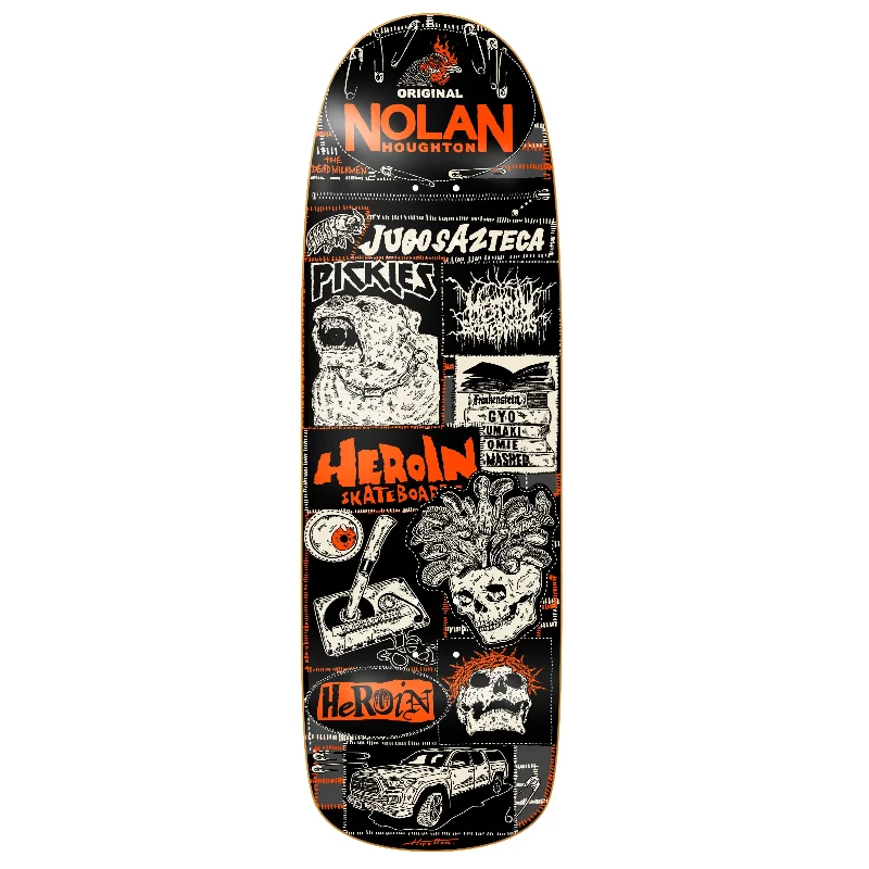 Personalized Longboard Skateboard Deck-Original (Nolan) Deck - 9.6