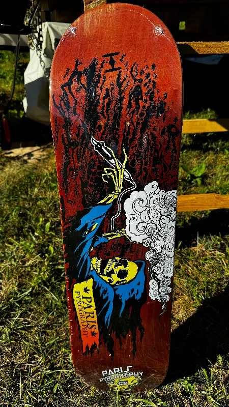 Personalized Skateboard Deck For Fashion-Paris Pyrography - Ripper Spoof Pop - 8.5