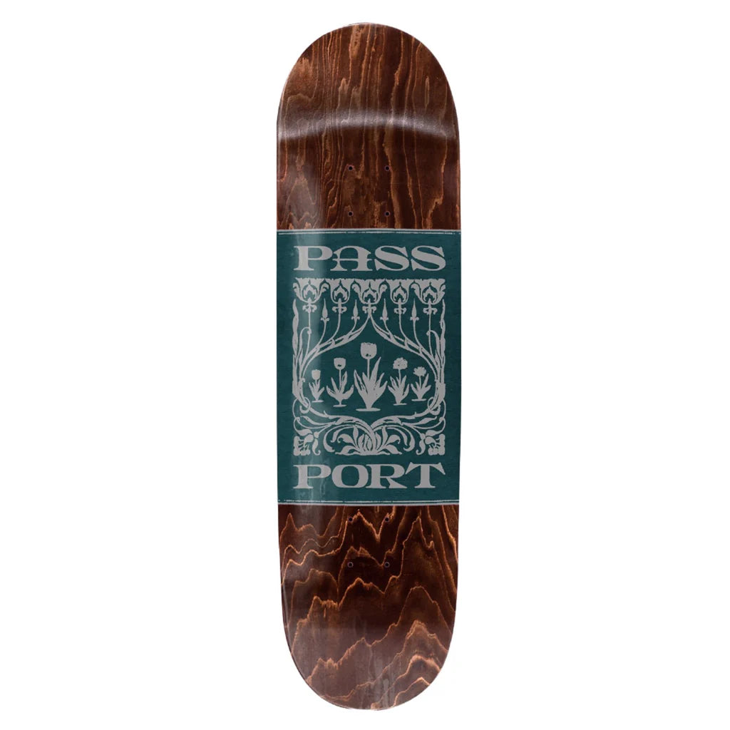 Custom Skateboard Deck For Competition Use-Pass-Port Embossed Series - Tulips Skateboard Deck - 8.5