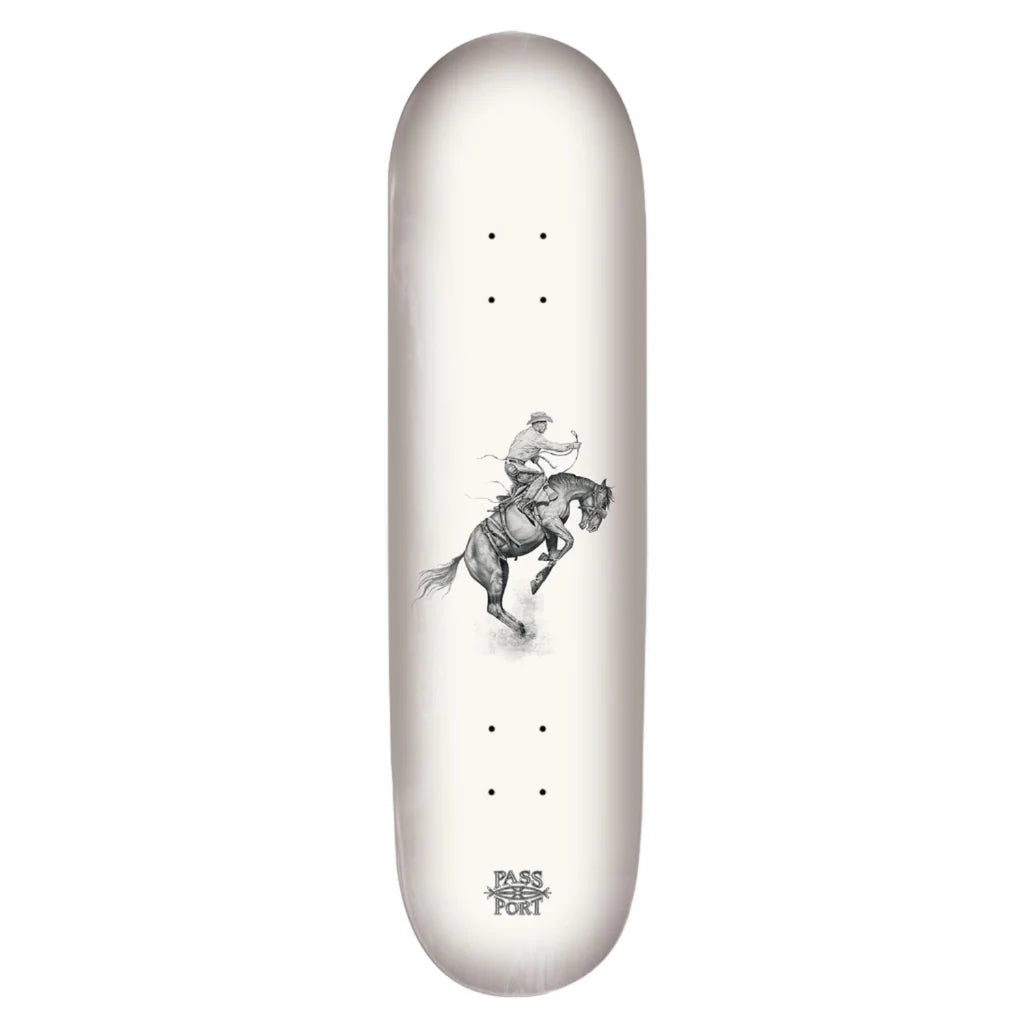 Personalized Skateboard Deck For High Performance-Pass-Port Horses By Jesse Olsen - Horse Breaker Skateboard Deck - 8.5