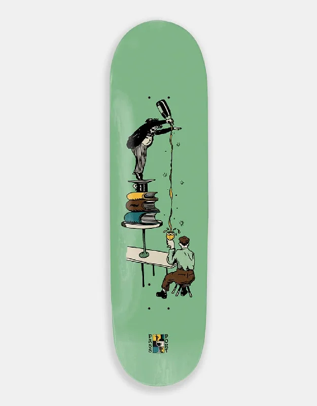 Personalized Skateboard Deck For Urban Adventure-Pass Port Sparkling Pour Wine Em' & Dine Em' Series Skateboard Deck - 8.5"