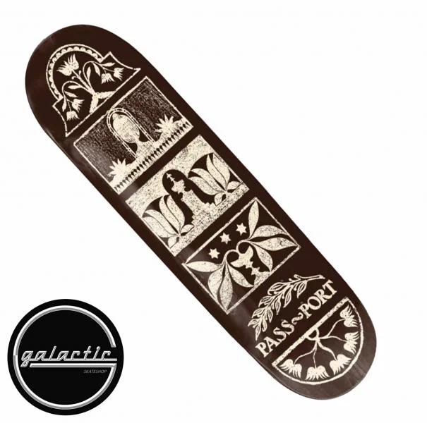 Custom Skateboard Deck For Outdoor Skating Gear-Passport Rubbings Series Court Yard Deck 8.0"