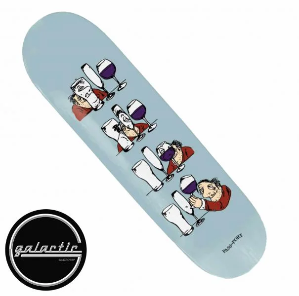 Personalized Skateboard Deck For Skate Deck Art-Passport Try Hard Series Wine Deck 8.0"