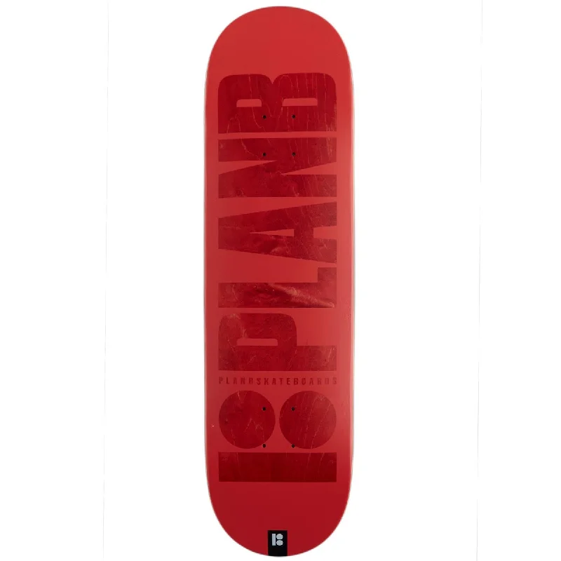 Personalized Skateboard Deck With Special Paintings-Plan B Team Grain Skateboard Deck - Red - 8.50"