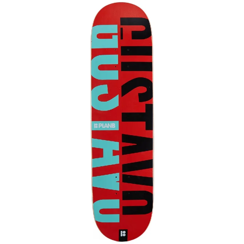 Personalized Skateboard Deck For Long Rides-Plan B Trill Gustavo Skateboard Deck - 8.00"